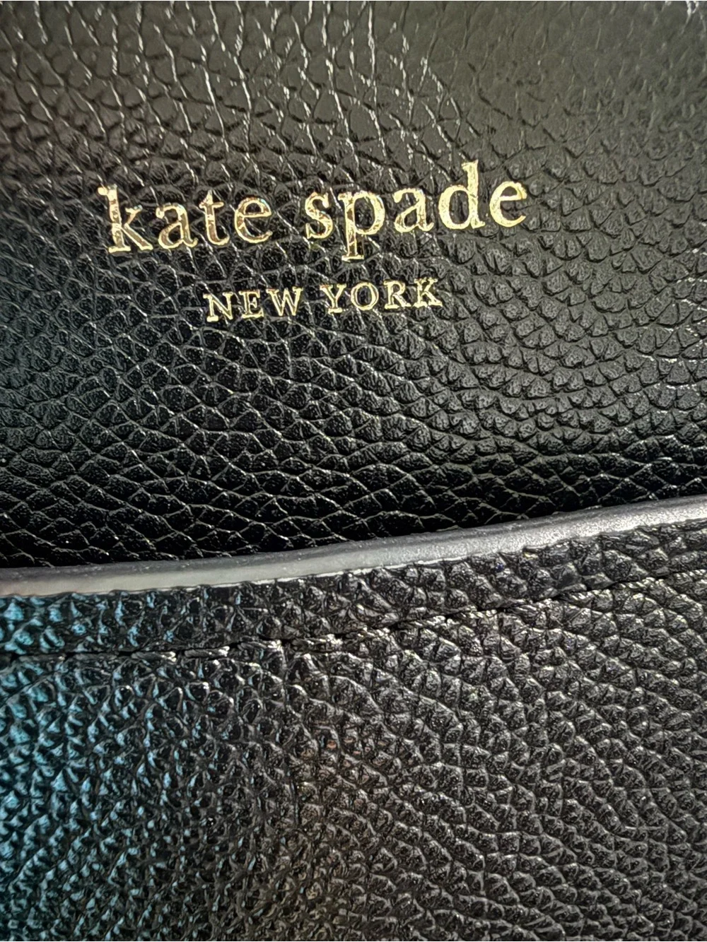 Kate Spade New York Margaux Pebbled Leather Universal Laptop Bag in Black